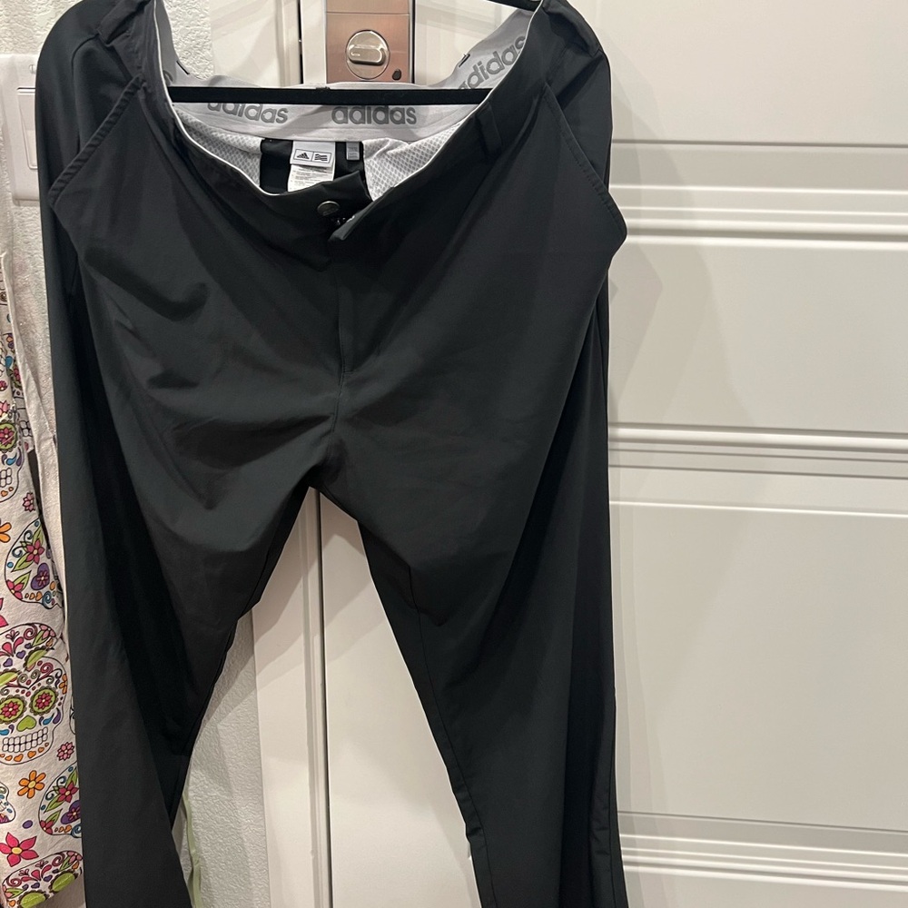 Men’s Adidas 38x32 black athletic pants